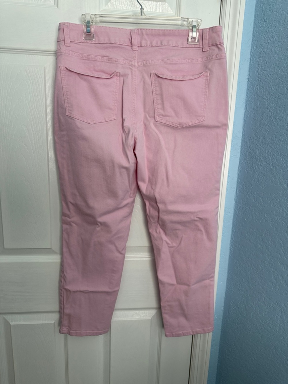 Talbots Straight-Leg Jeans in Light Pink - Picture 3 of 4